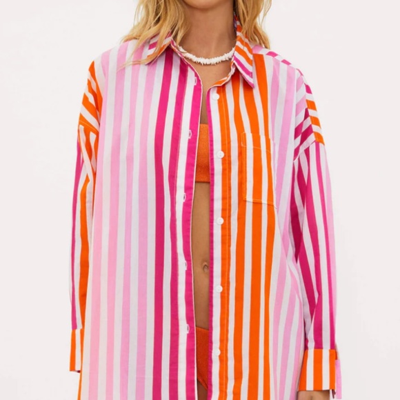 BEACH RIOT Alexa Top Sunset Stripes S/M NEW IN BAG - Picture 11 of 12
